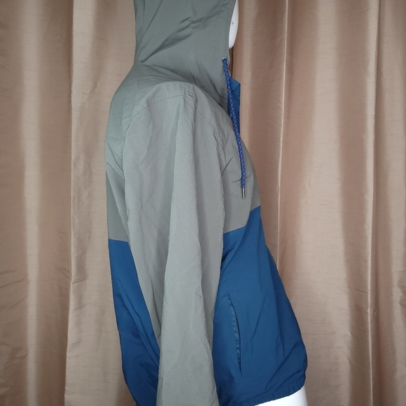 Voyager Men's Windbreaker Jacket - Size: XL - Gray / Blue - Picture 8 of 12